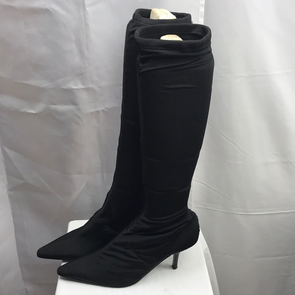Pazzo Spandex Shaft Boots Black Sz.6.5